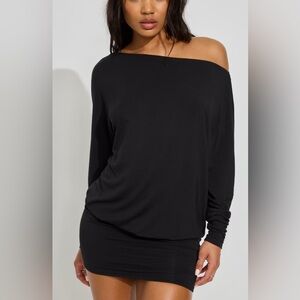 Garage Long Sleeve Banded Bottom Dress